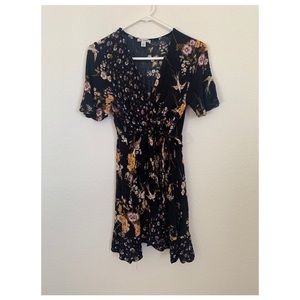 Floral Wrap Dress